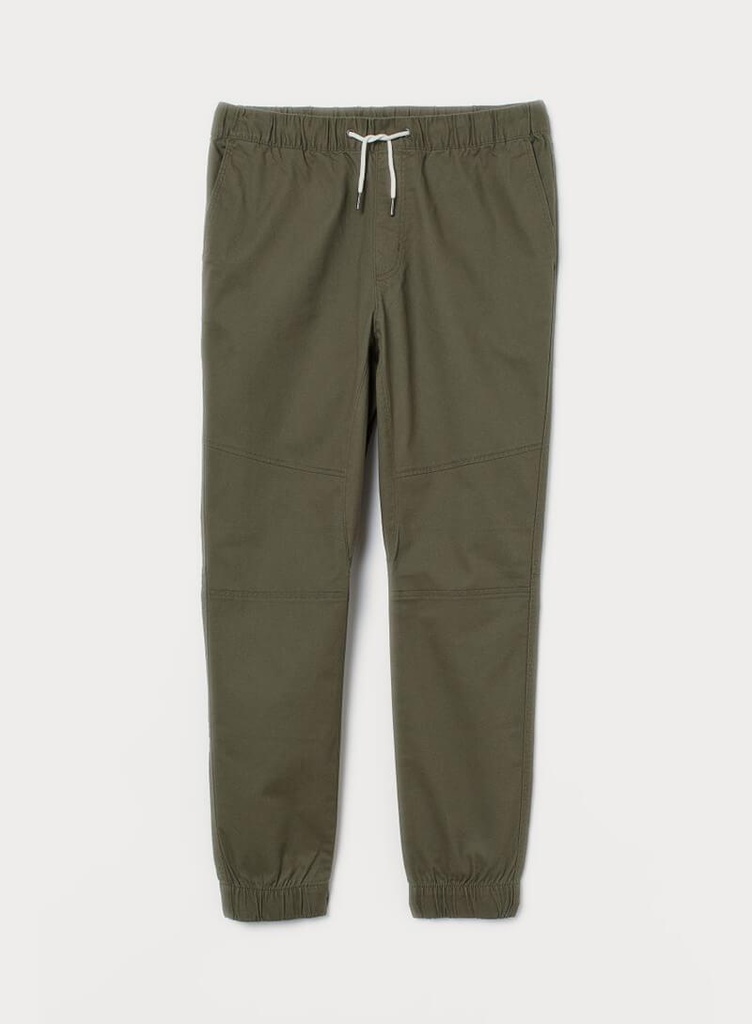 Cotton twill joggers